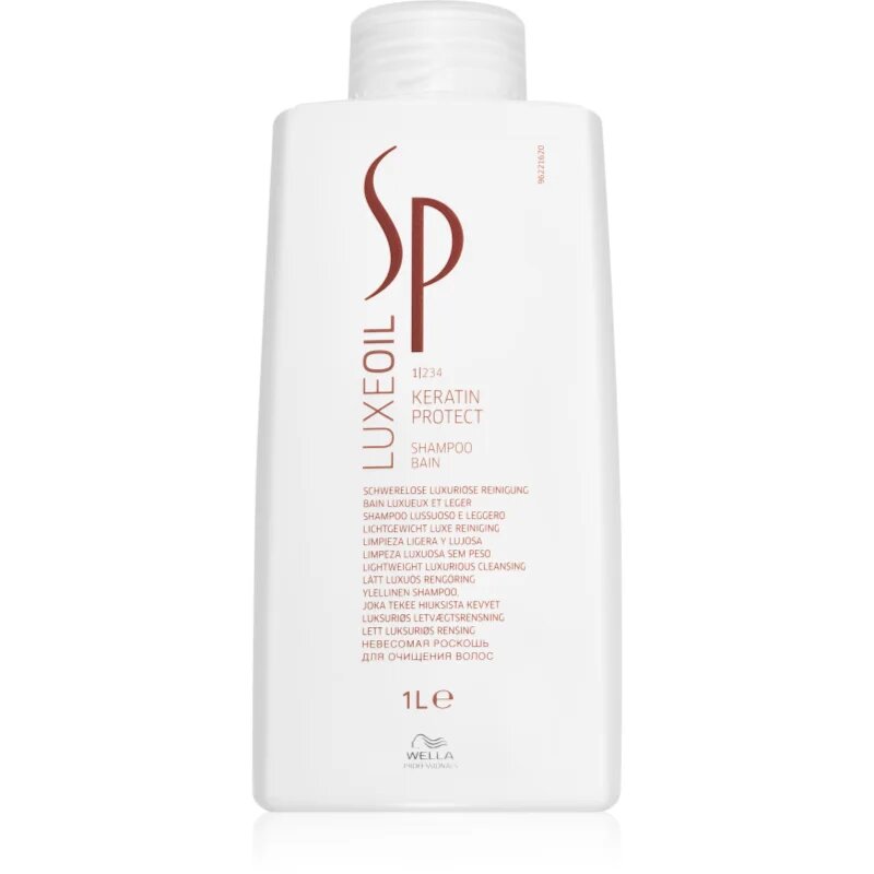 Wella Professionals SP Luxe Oil fényűző sampon a károsult hajra 1000 ml