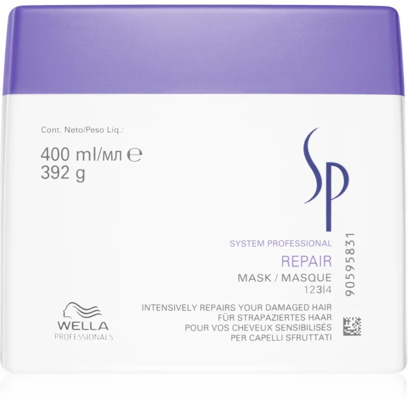 Wella Professionals SP Repair maszk sérült vegyileg kezelt hajra 400 ml