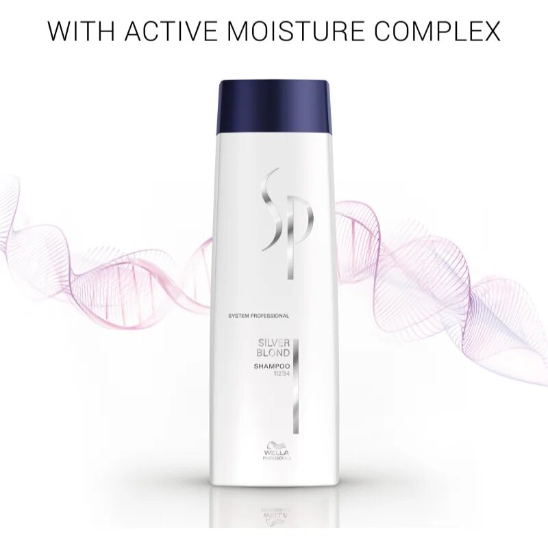 Wella Professionals SP Silver Blond sampon szőke és ősz hajra 250 ml