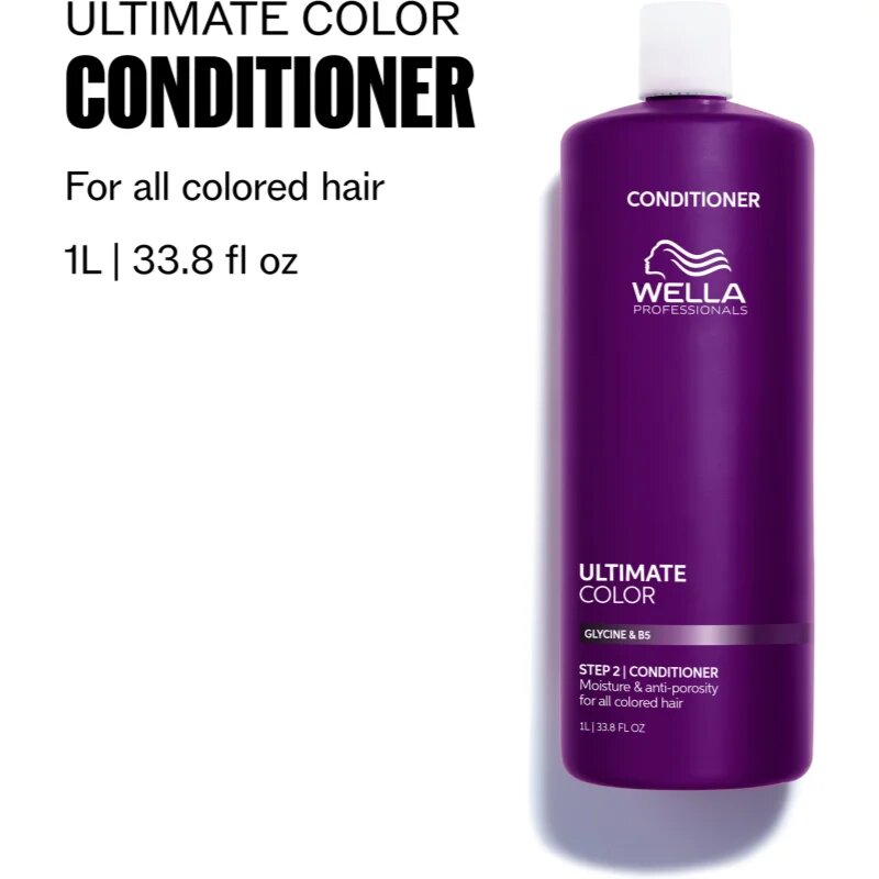 Wella Professionals Ultimate Color Conditioner hidratáló kondicionáló festett vagy melírozott hajra 1000 ml