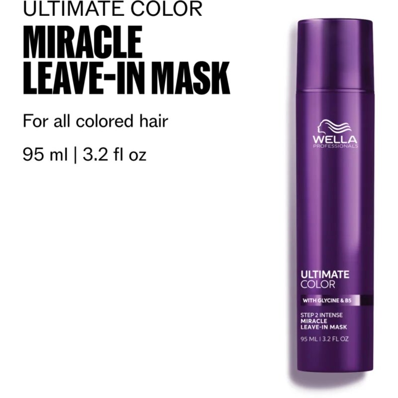 Wella Professionals Ultimate Color Leave-in Mask élénkítő öblítést nem igénylő pakolás hajra 95 ml
