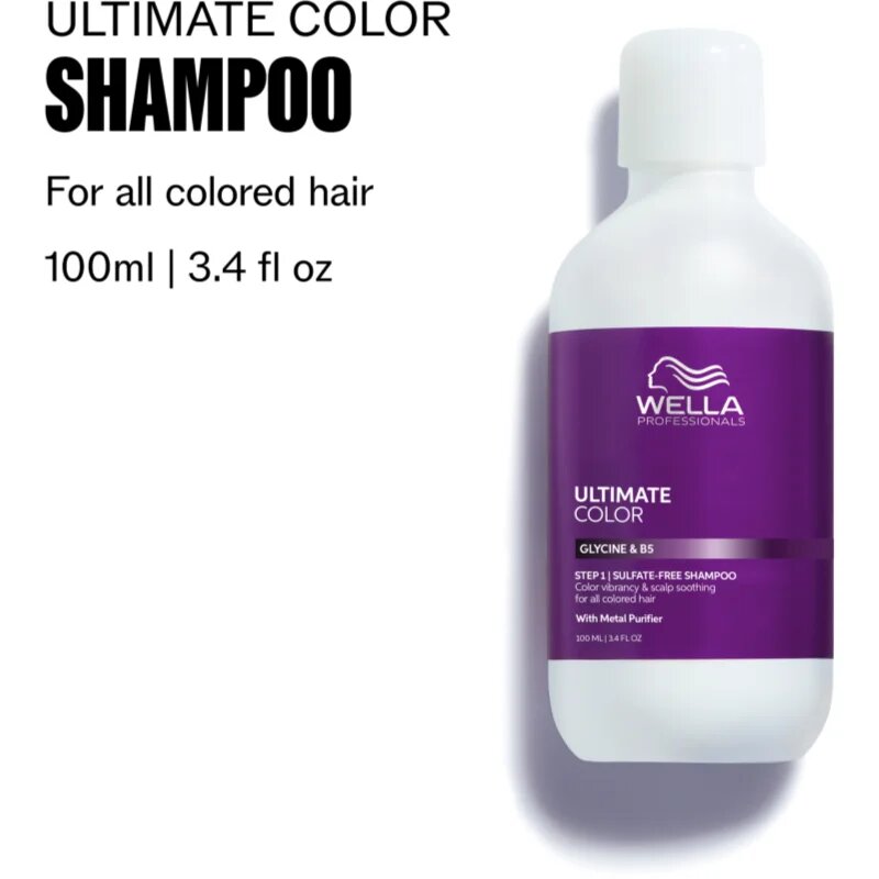 Wella Professionals Ultimate Color Shampoo sampon a tündöklő hajszínért 100 ml