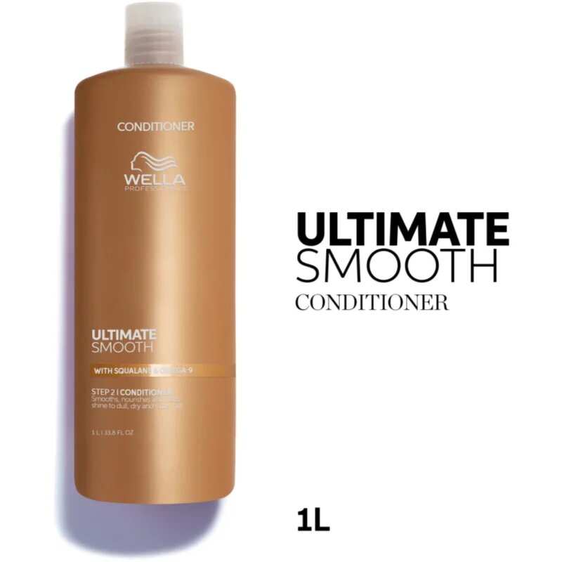 Wella Professionals Ultimate Smooth Conditioner tápláló kondícionáló a fénylő és selymes hajért 1000 ml