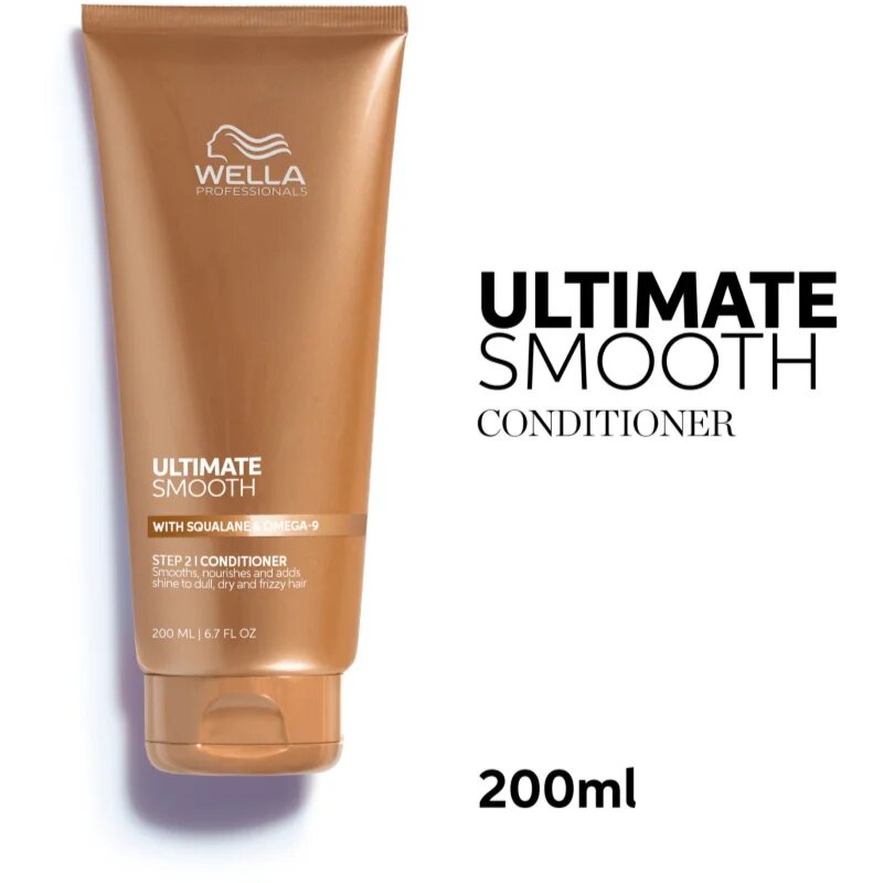 Wella Professionals Ultimate Smooth Conditioner tápláló kondícionáló a fénylő és selymes hajért 200 ml
