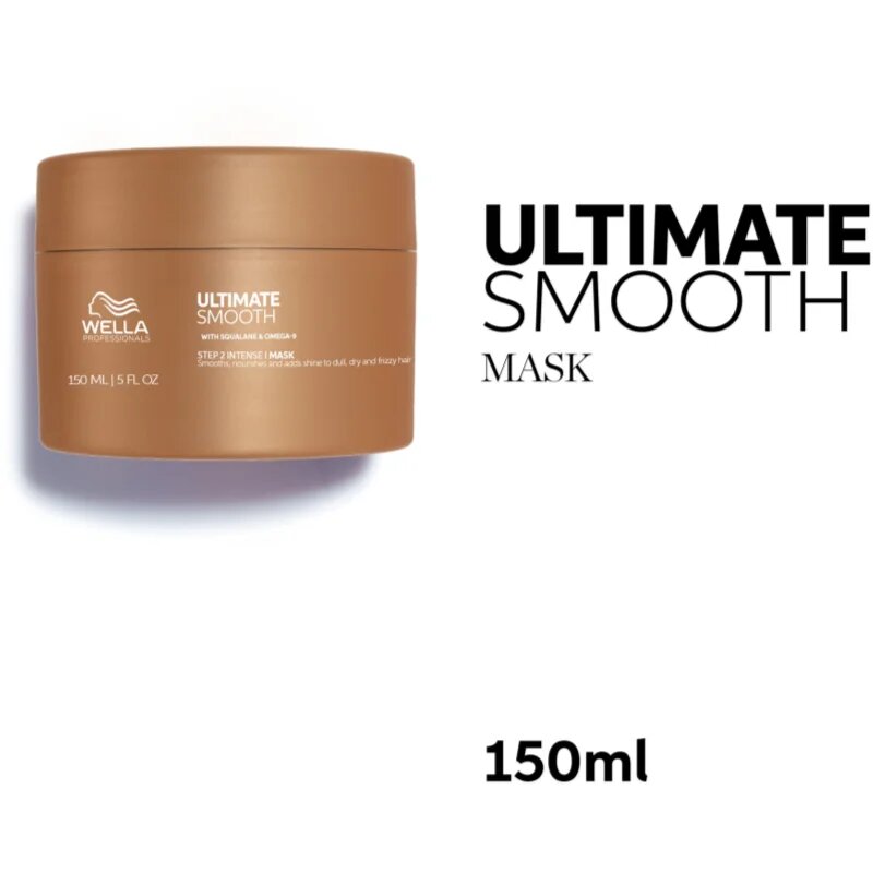 Wella Professionals Ultimate Smooth Mask hidratáló és tápláló maszk hajra 150 ml