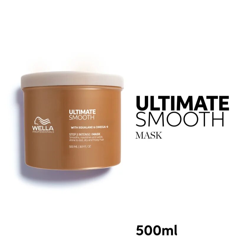 Wella Professionals Ultimate Smooth Mask hidratáló és tápláló maszk hajra 500 ml
