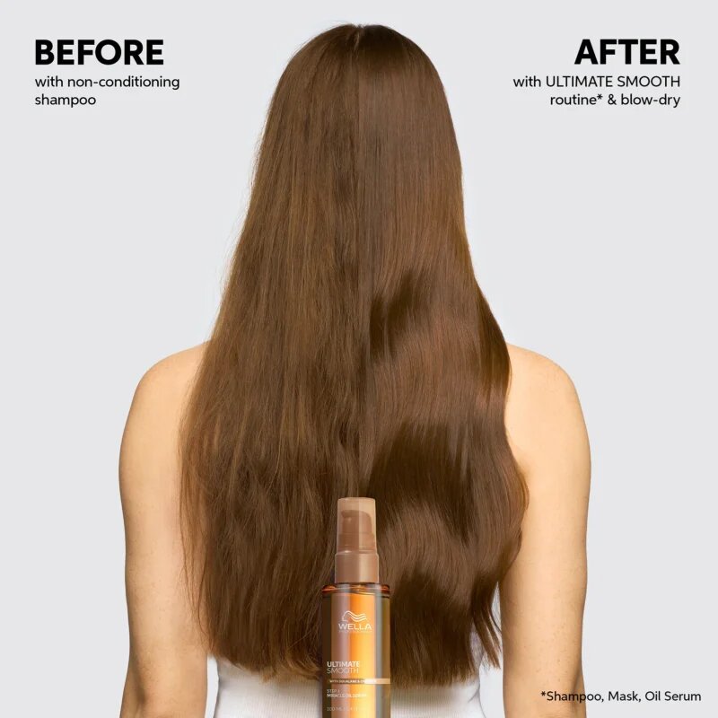 Wella Professionals Ultimate Smooth Shampoo intenzív tápláló sampon a fénylő és selymes hajért 250 ml