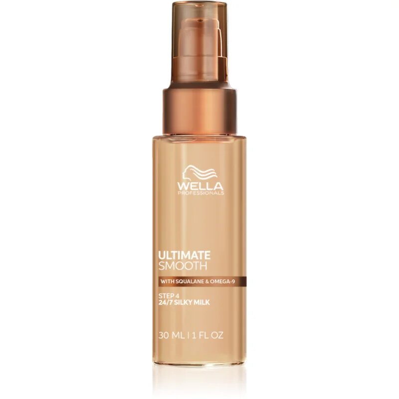 Wella Professionals Ultimate Smooth Silky Milk leöblítést nem igénylő ápolás hajra 30 ml