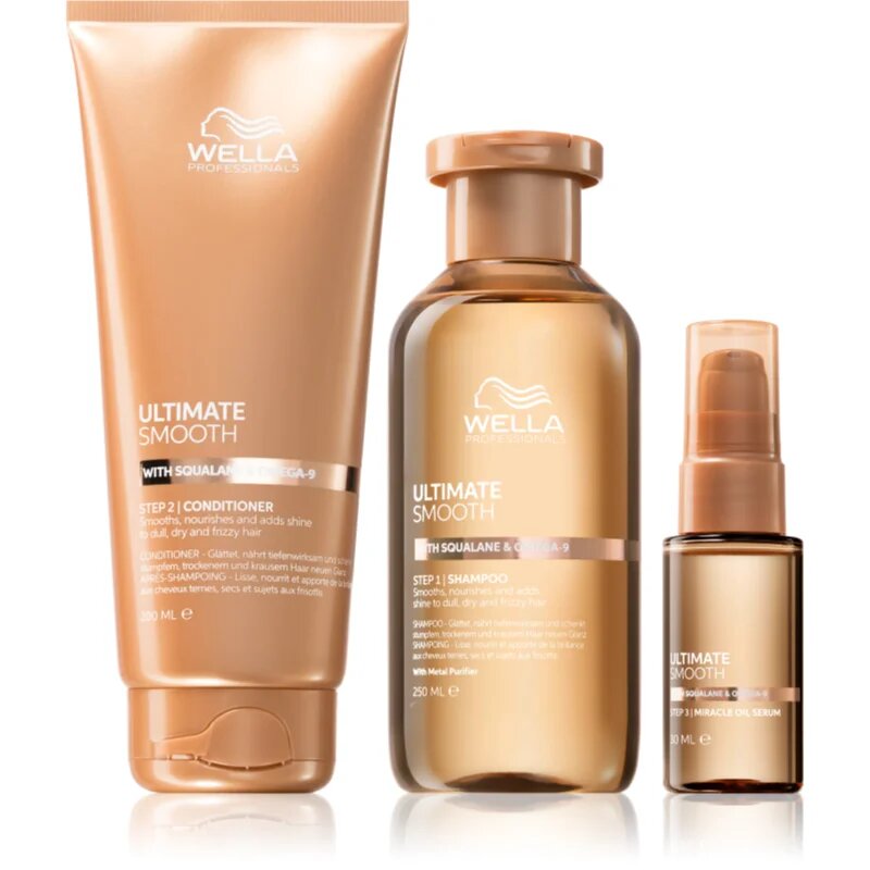 Wella Professionals Ultimate Smooth takarékos kiszerelés a fénylő és selymes hajért