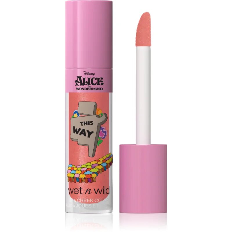 Wet n Wild Alice in Wonderland ajakbalzsam és pirosító árnyalat This Way 6.5 ml