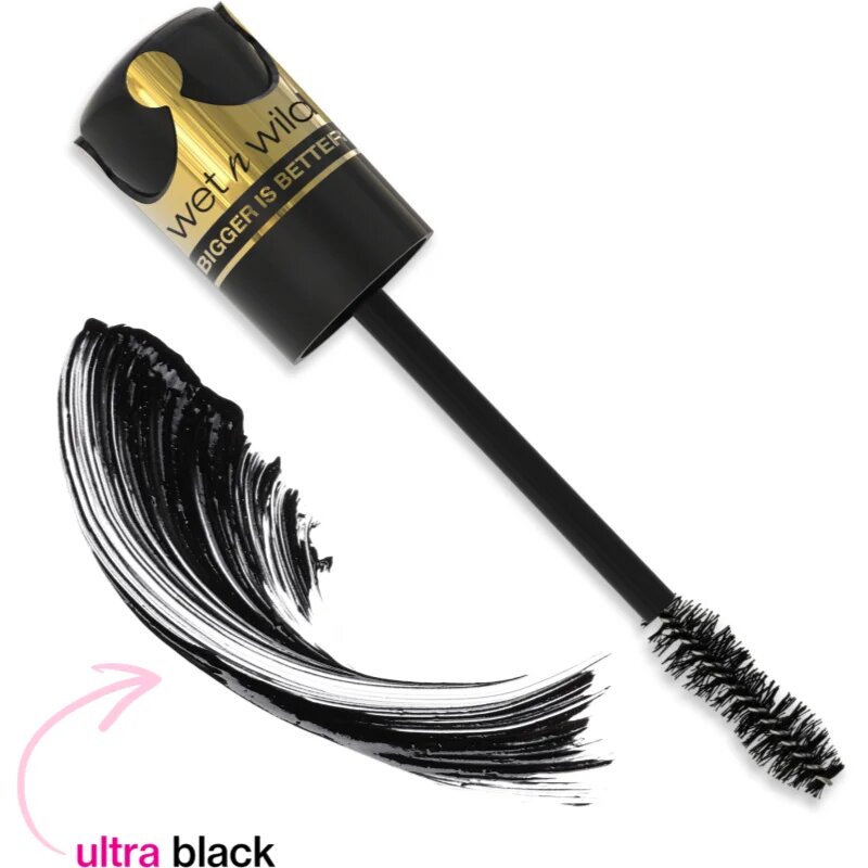 Wet n Wild Big Poppa Intenzív fekete az extrém hosszúságért árnyalat Blackest Black 10 ml