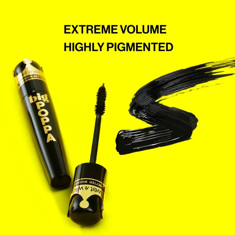 Wet n Wild Big Poppa Intenzív fekete az extrém hosszúságért árnyalat Blackest Black 10 ml