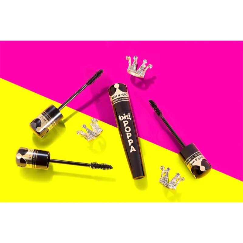 Wet n Wild Big Poppa Intenzív fekete az extrém hosszúságért árnyalat Blackest Black 10 ml