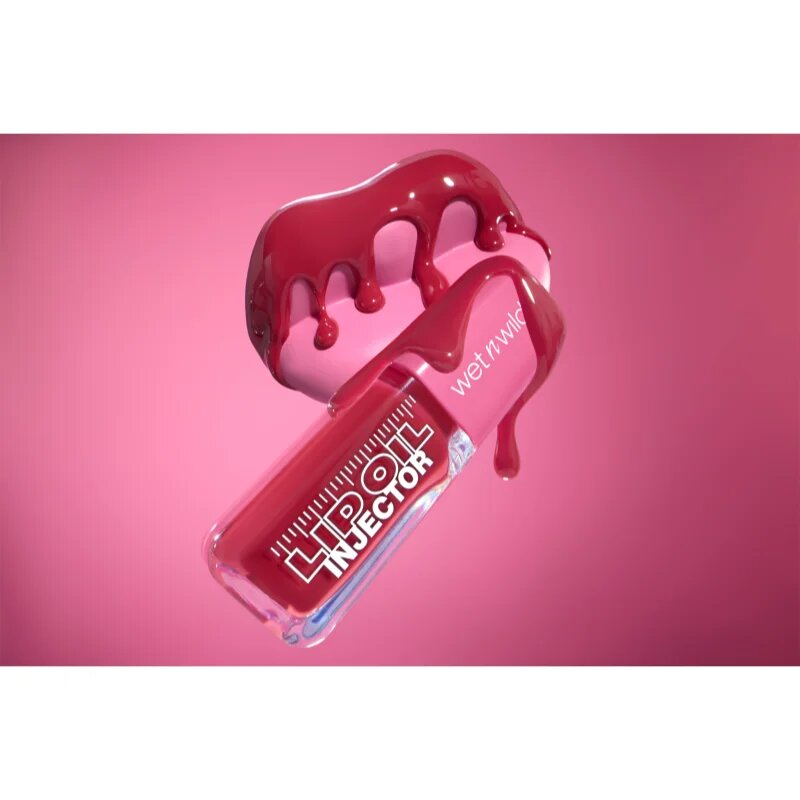 Wet n Wild Lip Oil Injector olajos szájfény dús hatásért árnyalat Flirt Filter 7 ml