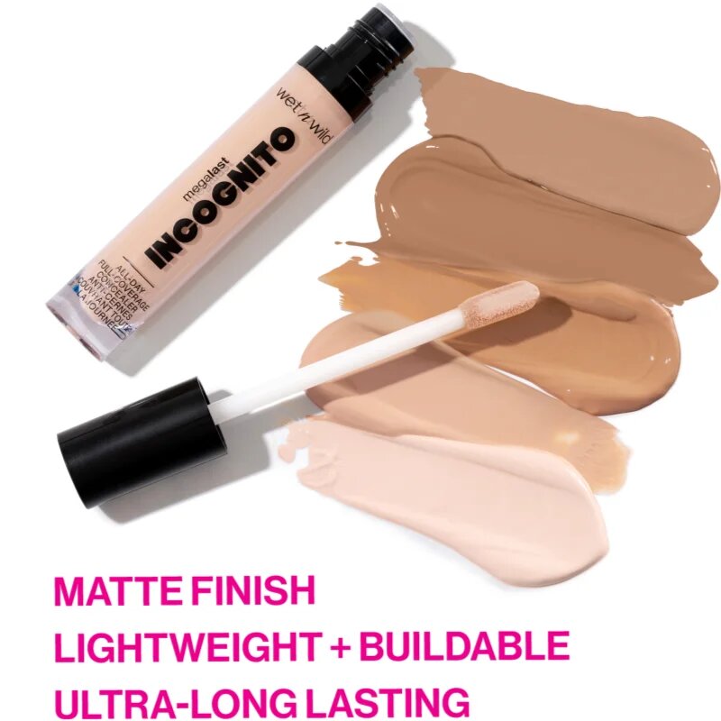 Wet n Wild MegaLast Incognito krémes korrektor a teljes fedésre árnyalat Medium Honey 55 ml