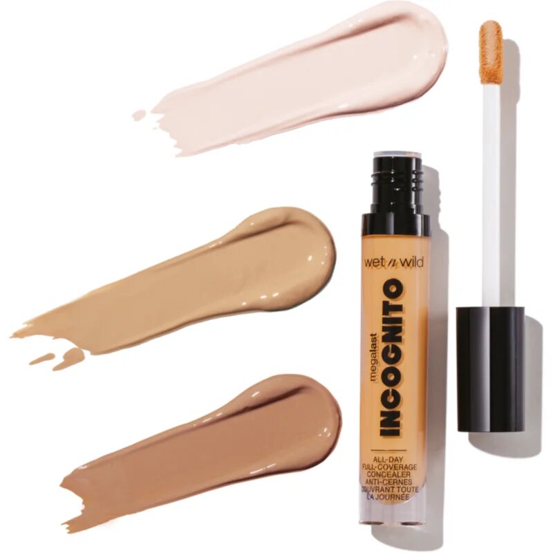 Wet n Wild MegaLast Incognito krémes korrektor a teljes fedésre árnyalat Medium Honey 55 ml