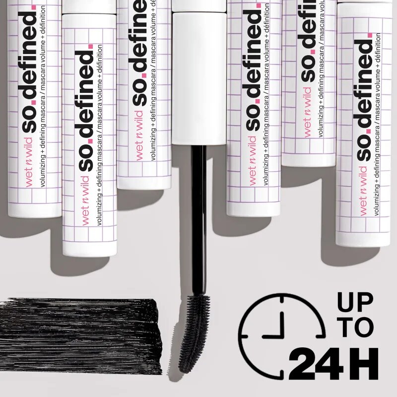 Wet n Wild MegaVolume So Defined tömegnövelő szempillaspirál árnyalat Black 10 ml