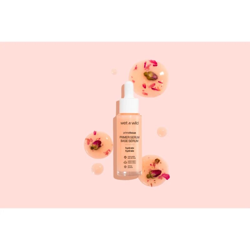 Wet n Wild PrimeFocus Hydrate bőrvilágosító alapozó szérum hidratáló hatással 30 ml