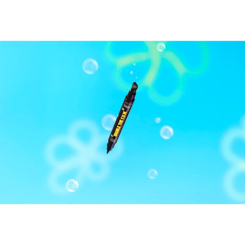 Wet n Wild SpongeBob SquarePants Double The F.U.N. Liquid Eyeliner & Stamp multifunkcionális szemceruza ricinusolajjal gazdagítva árnyalat Best Day Ev