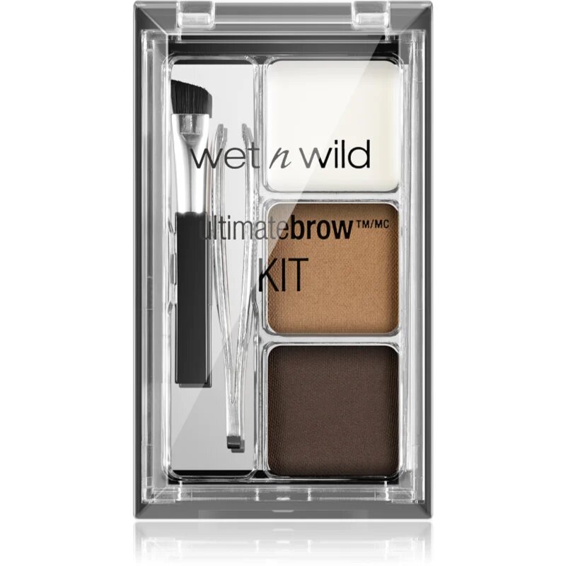 Wet n Wild Ultimate Brow Kit szett a tökéletes szemöldökért árnyalat Ash Brown 2.5 g