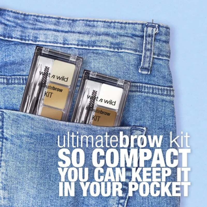 Wet n Wild Ultimate Brow Kit szett a tökéletes szemöldökért árnyalat Ash Brown 2.5 g