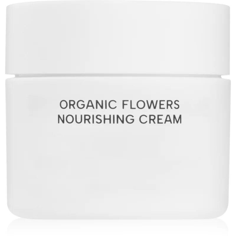WHAMISA Organic Flowers Nourishing Cream tápláló arckrém lifting és feszesítő hatással 50 ml