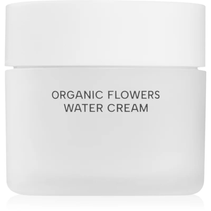 WHAMISA Organic Flowers Water Cream könnyű hidratáló krém dehidratált bőrre 50 ml