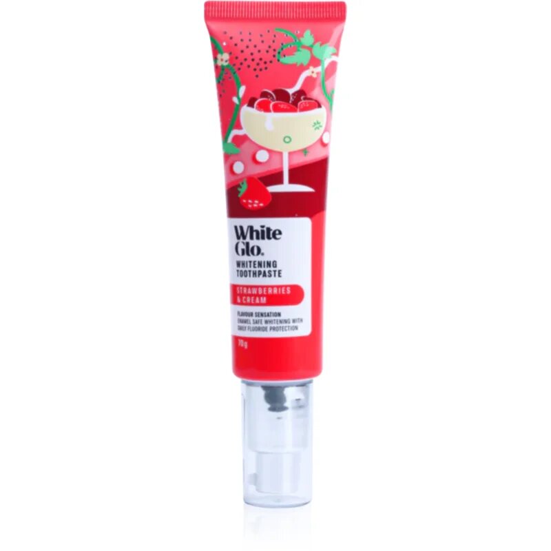 White Glo Whitening Toothpaste Strawberries and Cream fogkrém 70 g