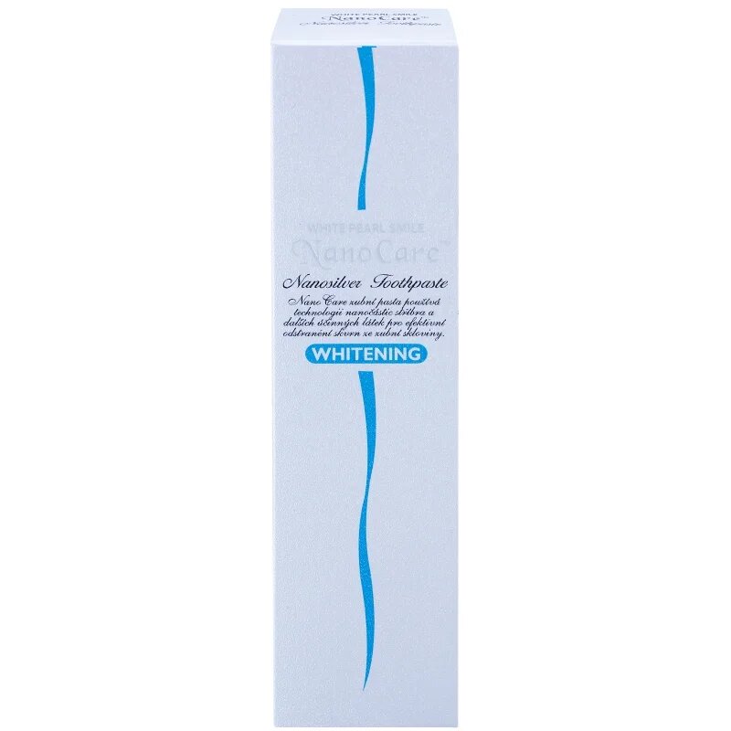 White Pearl NanoCare Whitening Fogkrém ezüst nanorészecskék foltok a fogakon 100 g