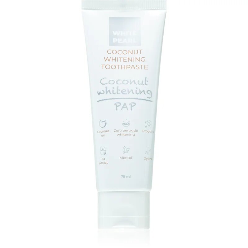 White Pearl PAP Coconut Whitening fehérítő fogkrém 75 ml
