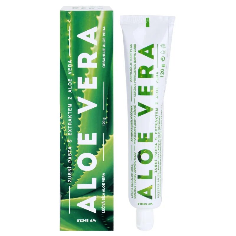 White Pearl Smile Aloe Vera fogkrém az egészséges fogakért és ínyért 120 g
