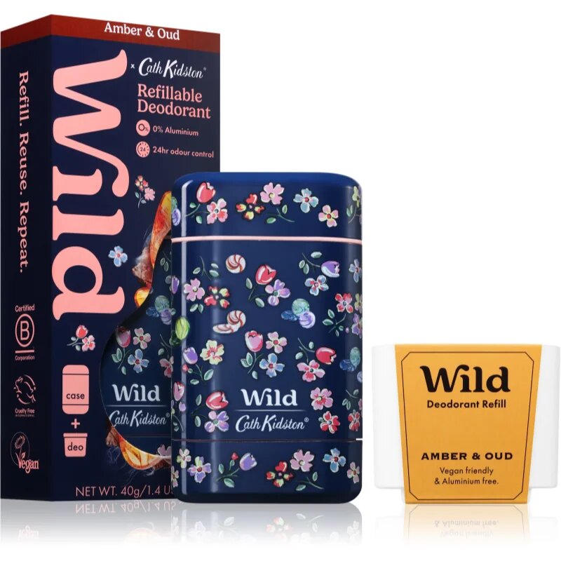 Wild Amber & Oud Marble Ditsy Case izzadásgátló deo stift tokkal 40 g