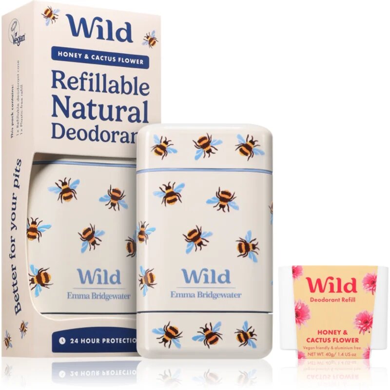 Wild Honey & Cactus Flower Bee Case izzadásgátló deo stift tokkal 40 g
