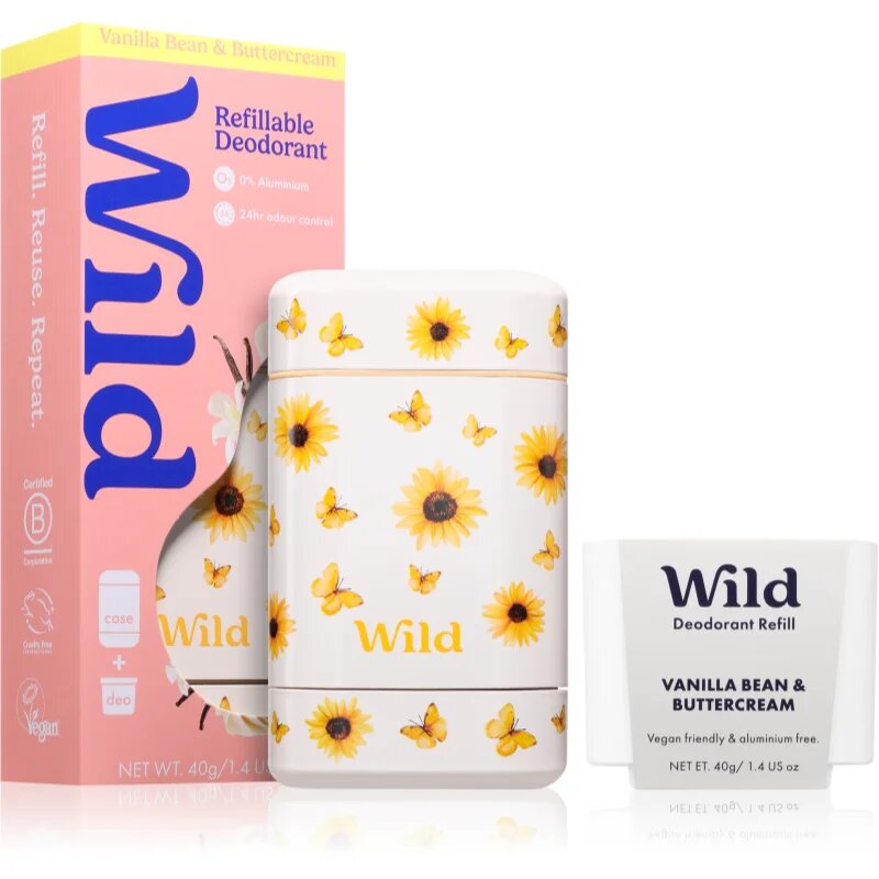 Wild Vanilla Bean Buttercream Sunflower Case izzadásgátló deo stift tokkal 40 g