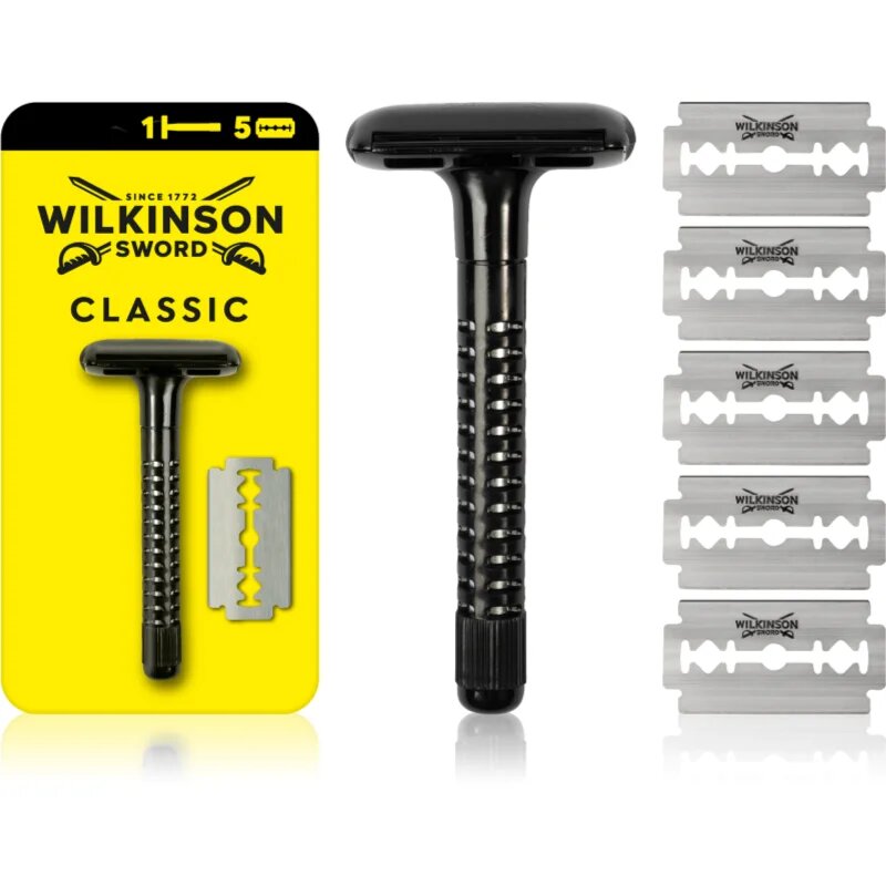Wilkinson Sword Classic borotválkozó készülék + tartalék pengék 5 db
