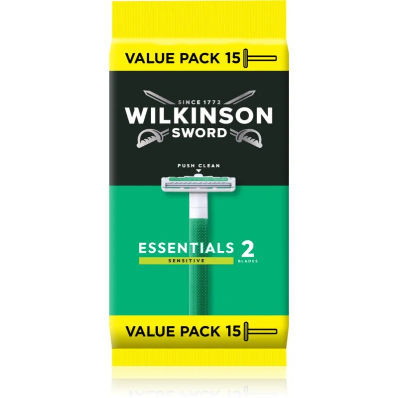Wilkinson Sword Essentials 2 Sensitive eldobható borotvák 15 db