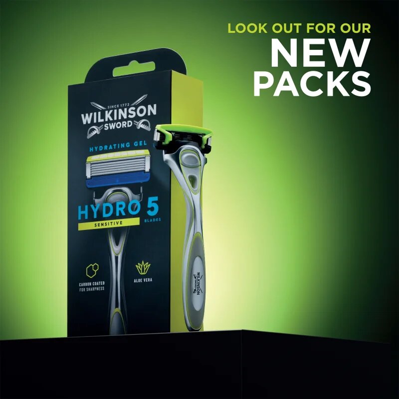 Wilkinson Sword Hydro5 Sensitive borotva + tartalék fejek 4 db