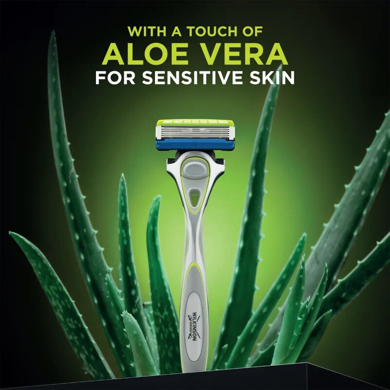 Wilkinson Sword Hydro5 Sensitive borotva + tartalék fejek 4 db