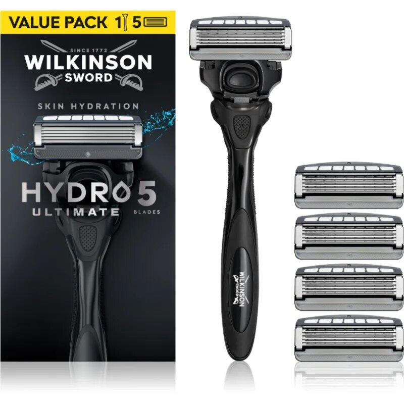 Wilkinson Sword Hydro5 Ultimate borotva + tartalék fejek 5 db