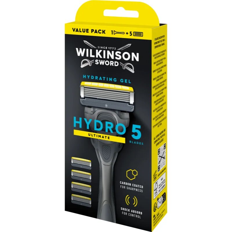 Wilkinson Sword Hydro5 Ultimate borotva + tartalék fejek 5 db