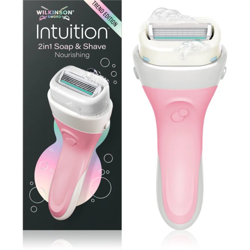 Wilkinson Sword Intuition 2in1 Soap & Shave Nourishing női borotva
