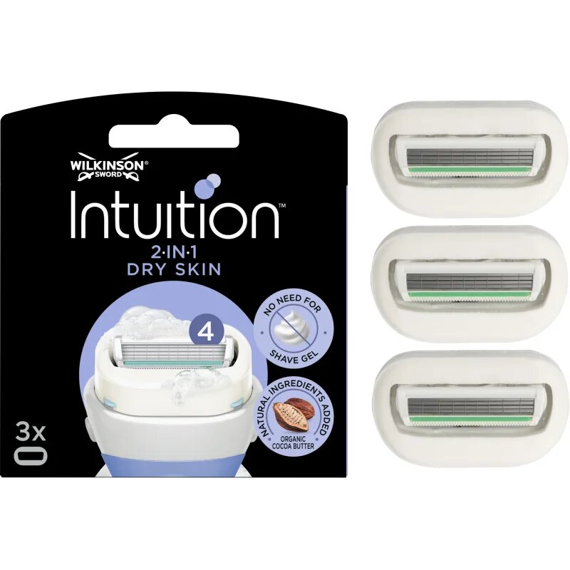 Wilkinson Sword Intuition Dry Skin tartalék pengék 3 db