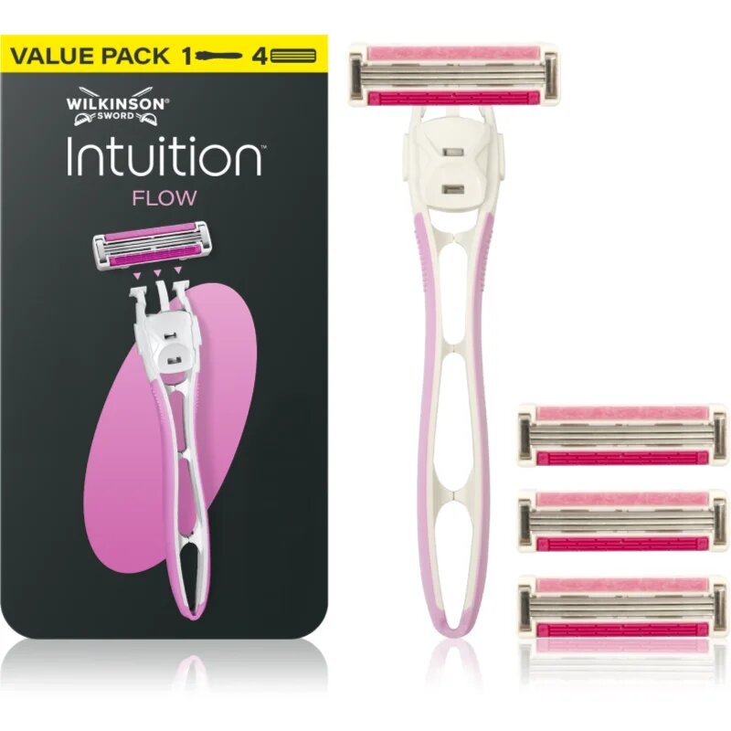 Wilkinson Sword Intuition Flow női borotva tartalék pengék 4 db