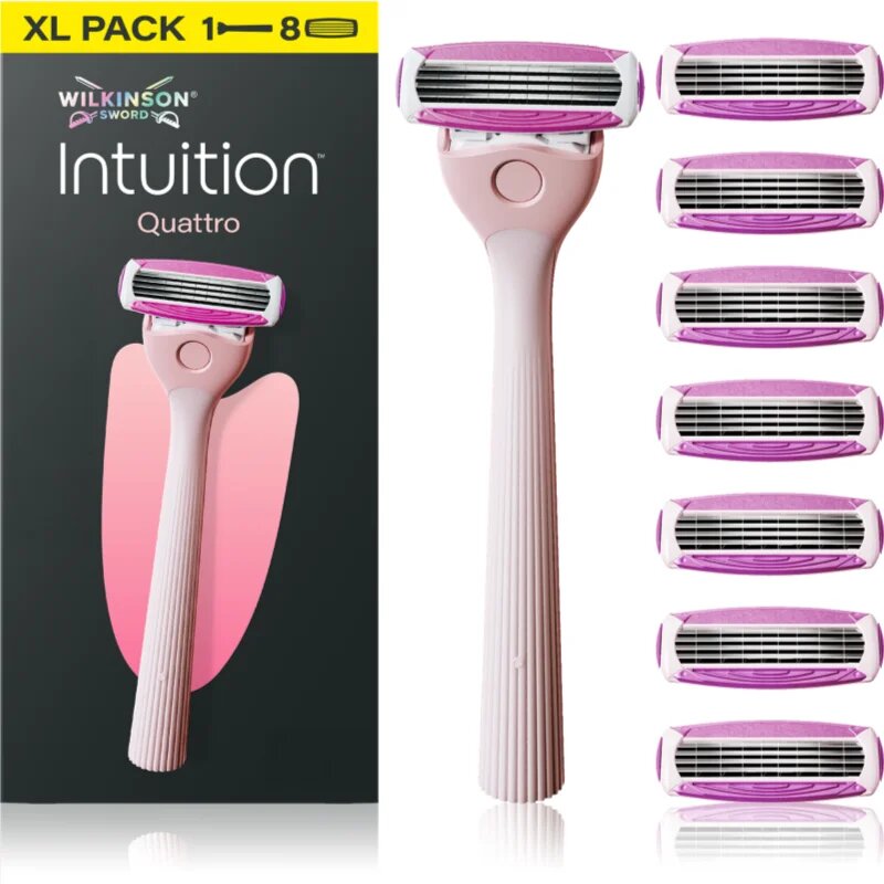 Wilkinson Sword Intuition Quattro borotva tartalék pengék 8 db