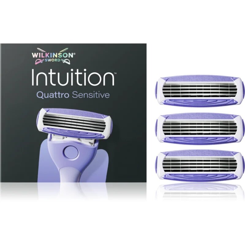 Wilkinson Sword Intuition Quattro Sensitive tartalék kefék 3 db