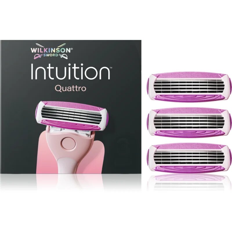 Wilkinson Sword Intuition Quattro tartalék kefék 3 db