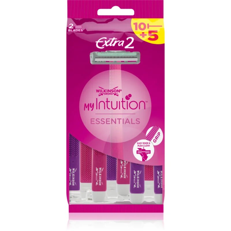 Wilkinson Sword My Intuition Extra 2 eldobható borotvák Essentials 15 db