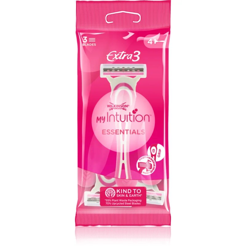 Wilkinson Sword My Intuition Extra 3 eldobható borotvák Essentials 4 db