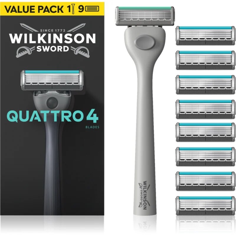Wilkinson Sword Quattro borotva tartalék pengék 8 db