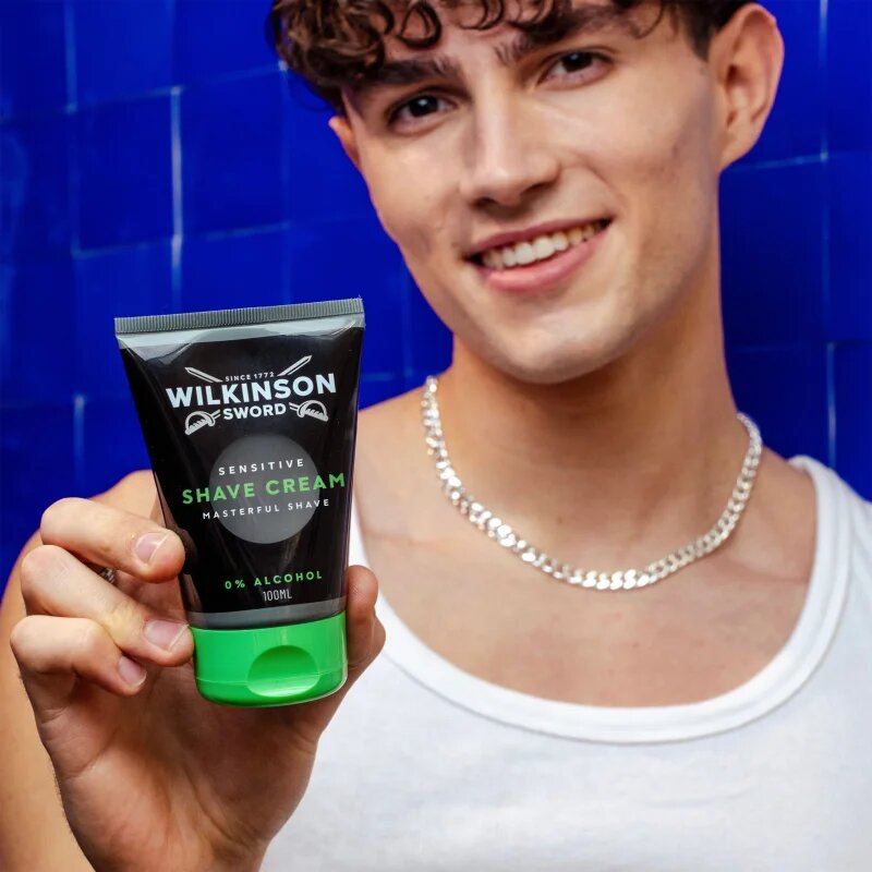 Wilkinson Sword Sensitive Shave Cream borotválkozási krém uraknak 100 ml
